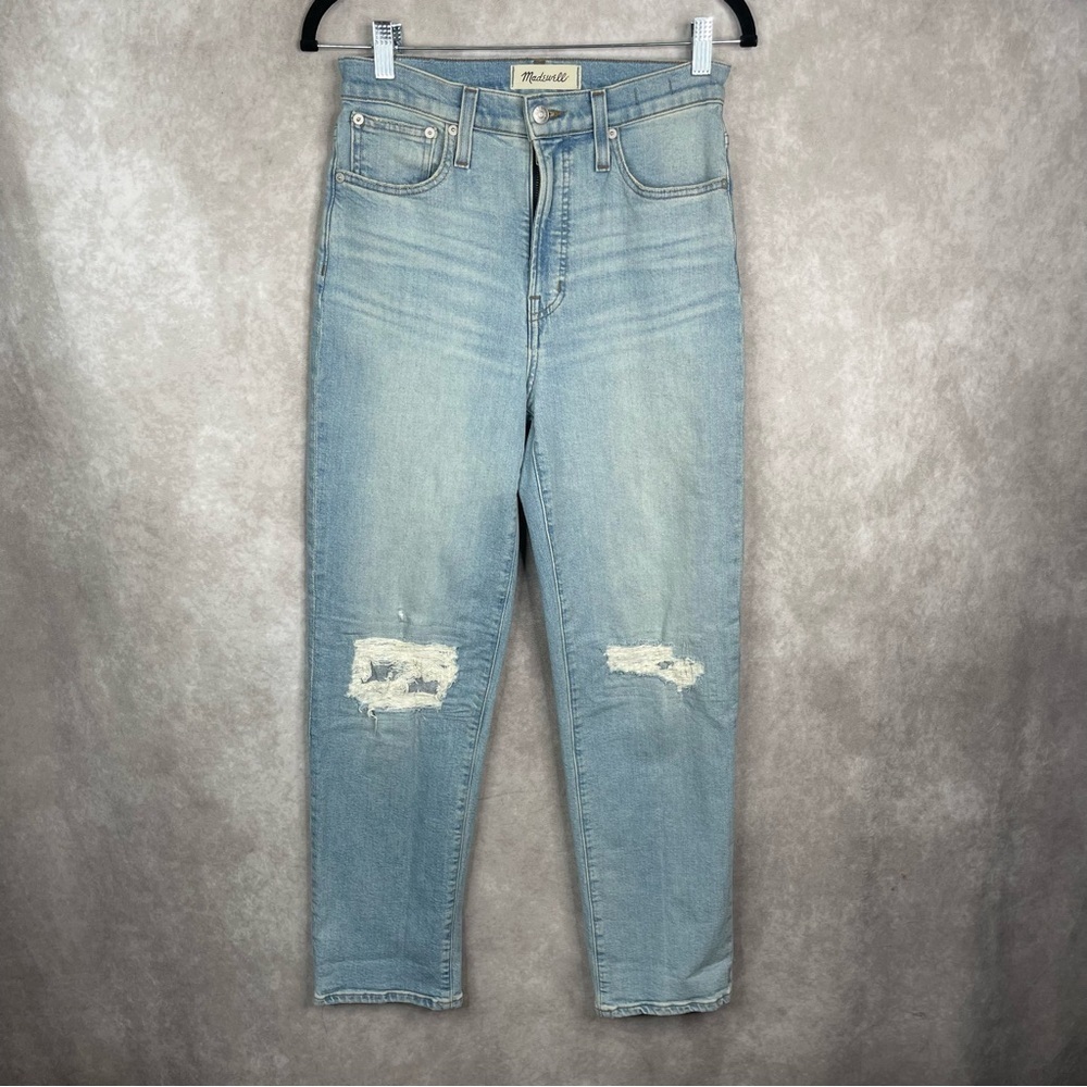 Madewell The Perfect Vintage Straight Jean In Danby Wash Women's Size 26